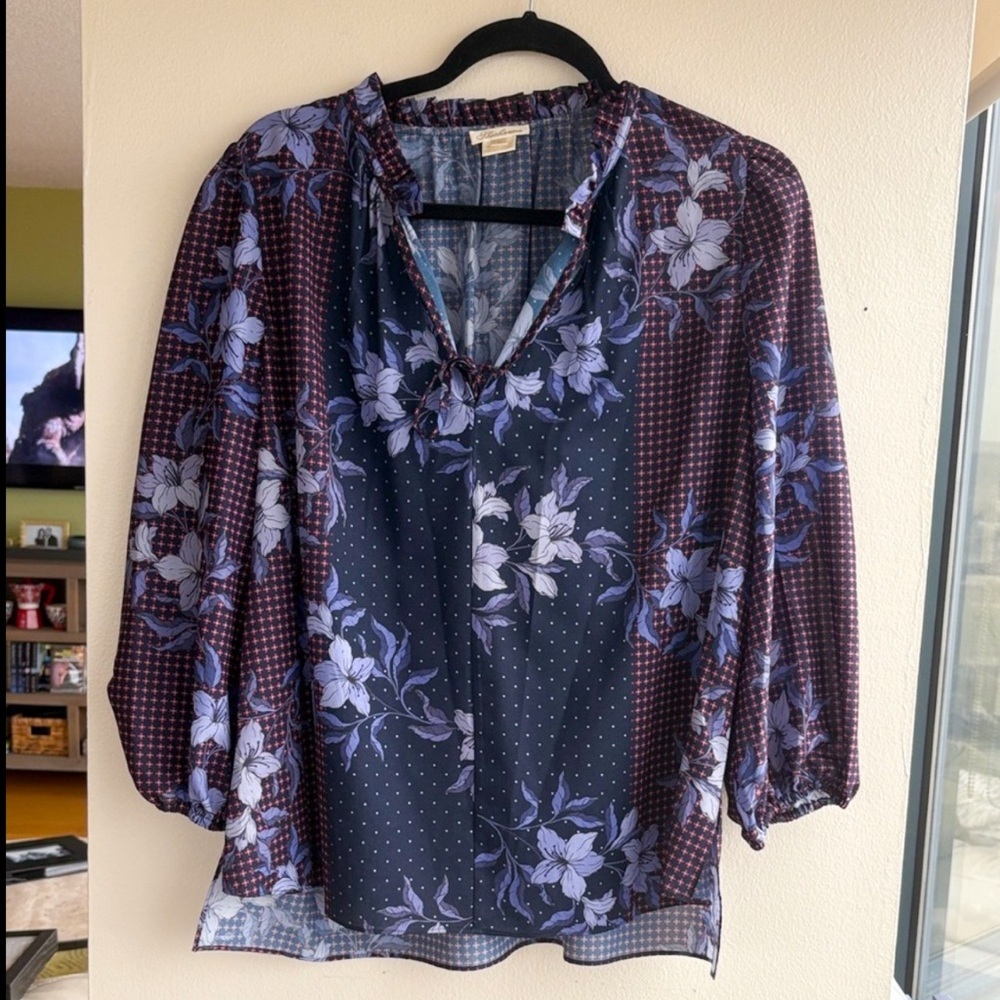 Shoshanna floral print blouse